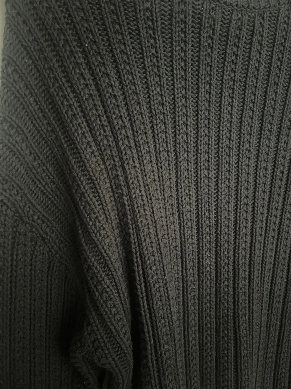 Universal Thread Black Ribbed Knit Sweater - Picture 5 of 6